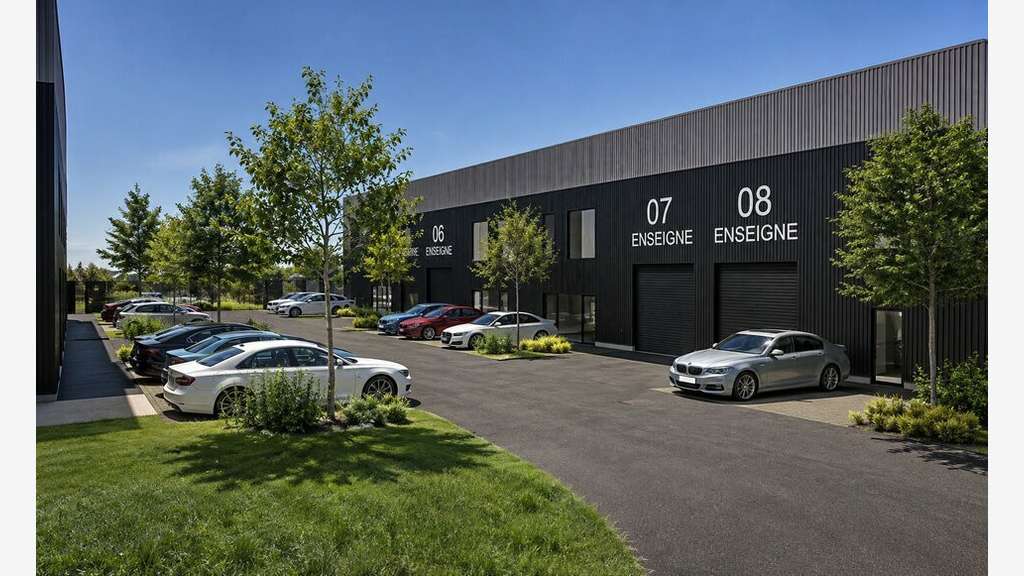 Cellule d'activité neuve 162m² à louer à Étrelles