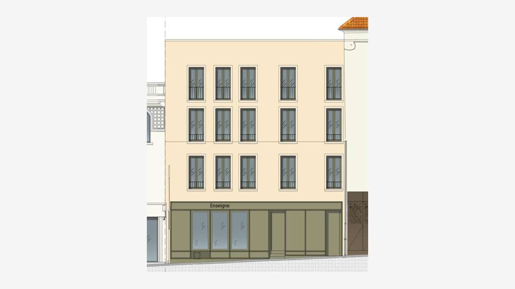 A louer immeuble de 267,5m² centre Sceaux