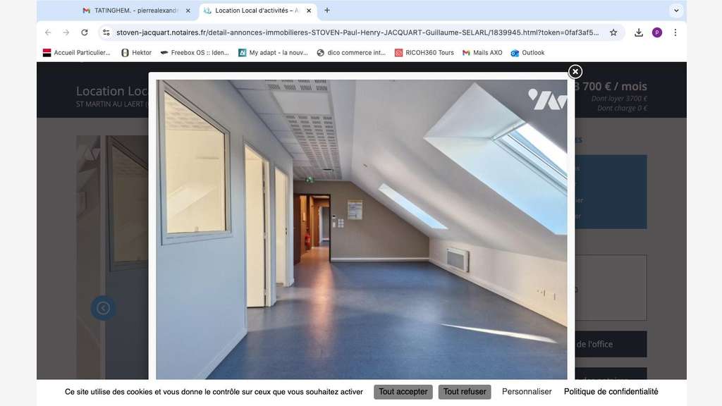 Parc d'activité avec immeuble de bureaux Tatinghem