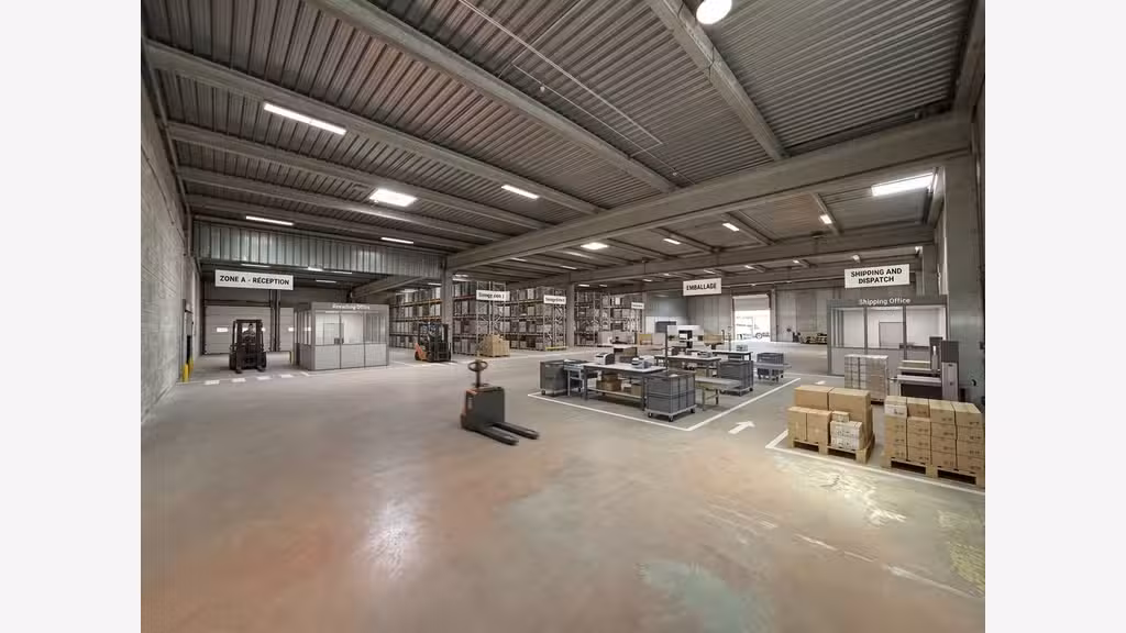 À LOUER – PLATEFORME LOGISTIQUE DE 4 594 M² – DOMA