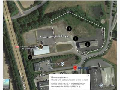 Terrain 15 000 m² à louer – Crevin – Rennes/Nantes