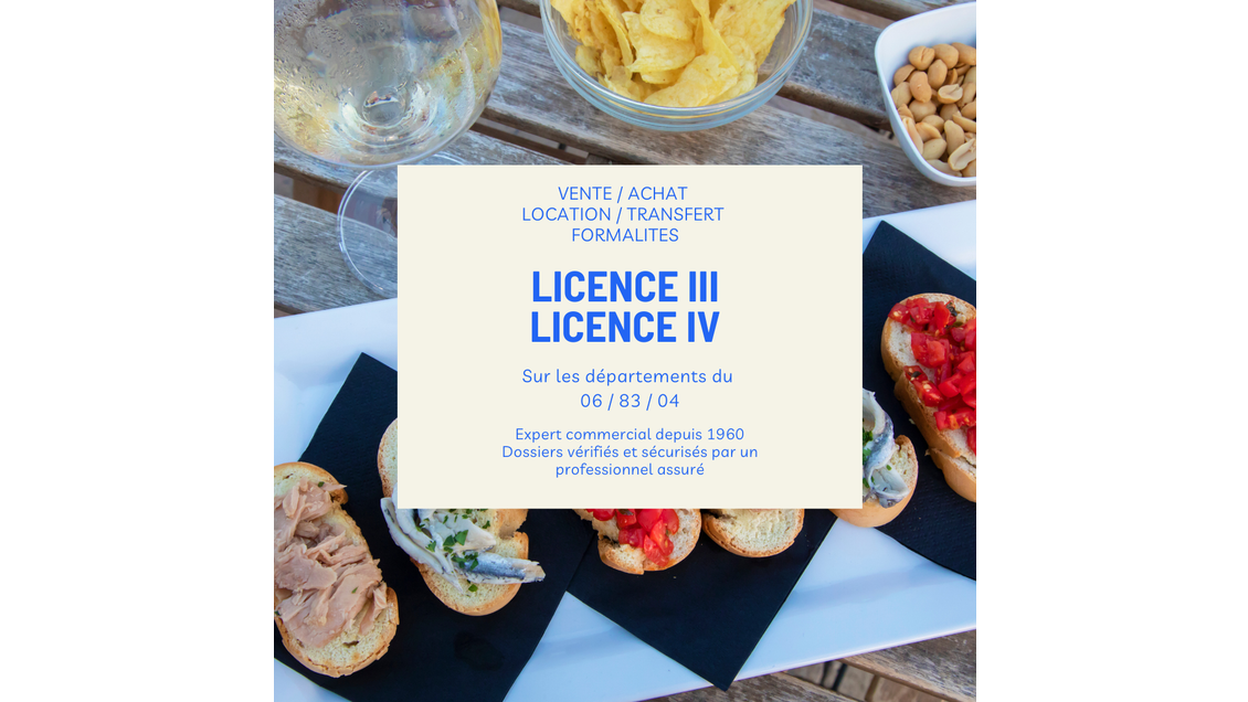Loue licence débit de boissons St laurent du Var
