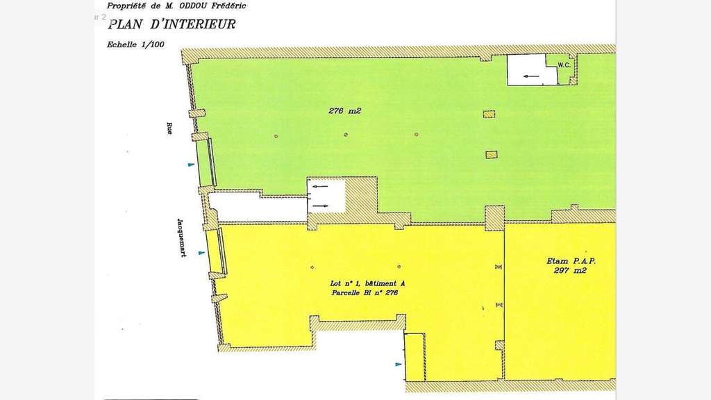 Loue local 276m² avec cave 90m² à Romans sur Isère
