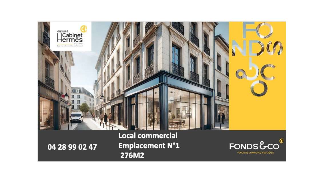 Loue local 276m² avec cave 90m² à Romans sur Isère