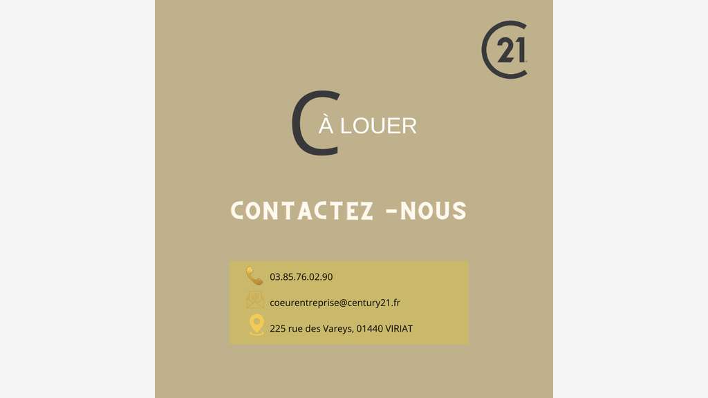 A louer local 120m² neuf à Ambérieu-en-Bugey