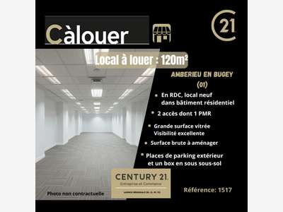 A louer local 120m² neuf à Ambérieu-en-Bugey