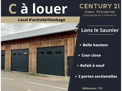 Location Locaux d'activités - Entrepôts à Lons-le-Saunier
