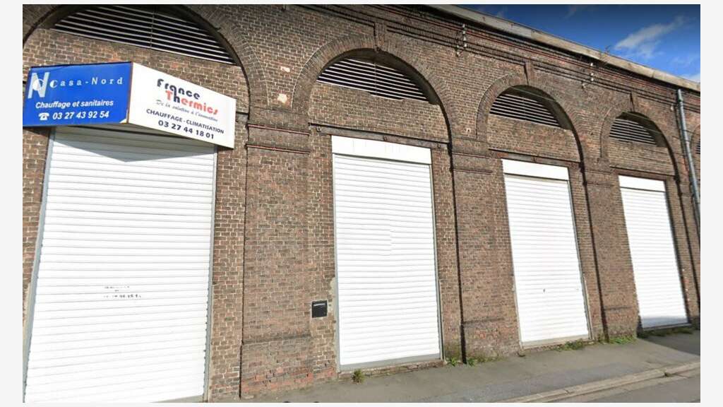 À louer locaux d'activités 300m² à Anzin