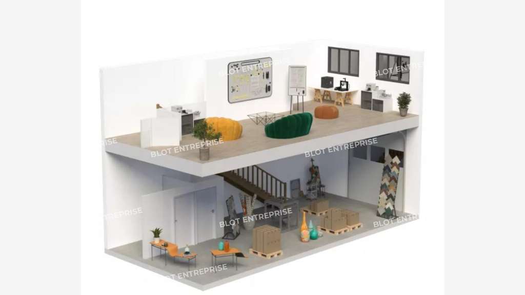 A louer cellule d'activités 96m² à Brest