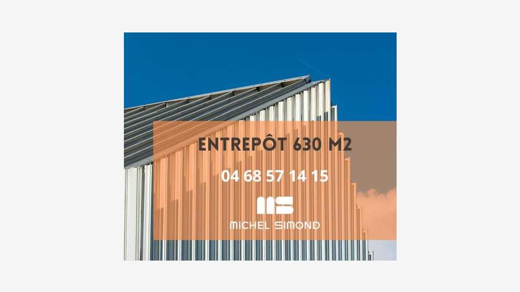 A louer entrepôt 630m² en ZI à Carcassonne