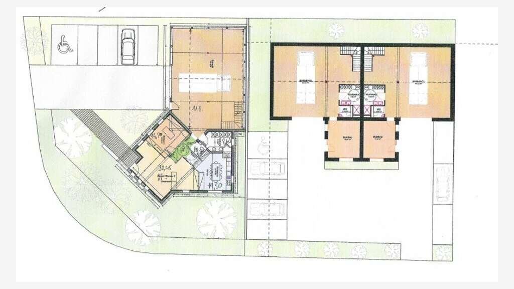 A louer bâtiment à construire 210m² à Carnac