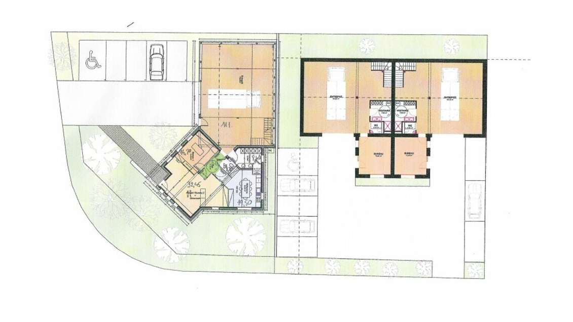 A louer bâtiment à construire 210m² à Carnac