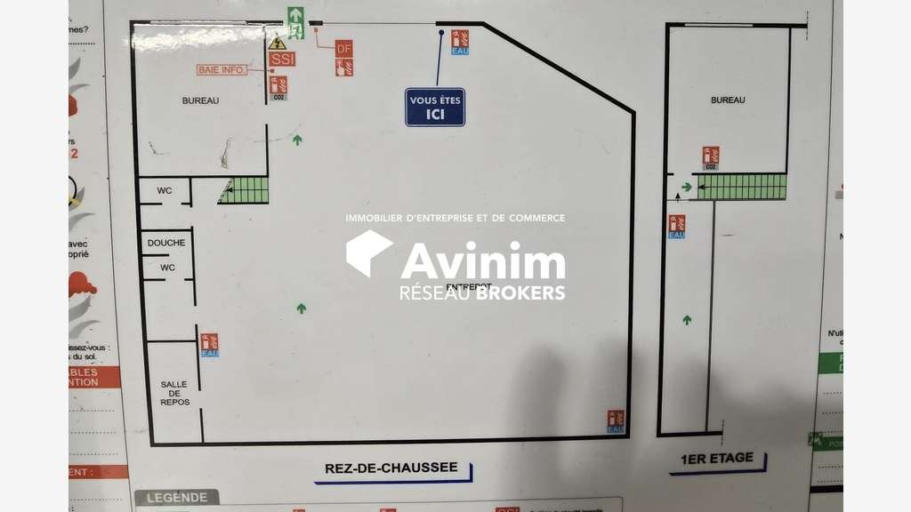 A louer local d'activité 351m² ZA Domont