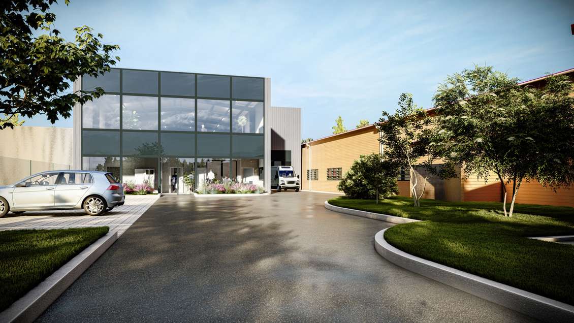 A louer local neuf 800m² Aigrefeuille ZA Haut Coin