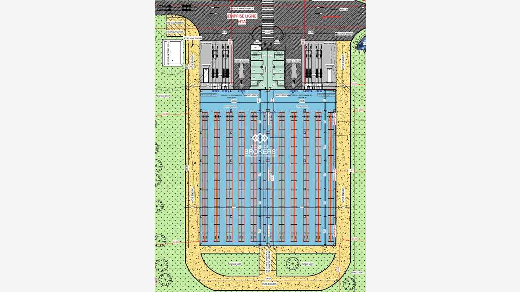 A louer entrepôt neuf 2111m² ZA Amilly