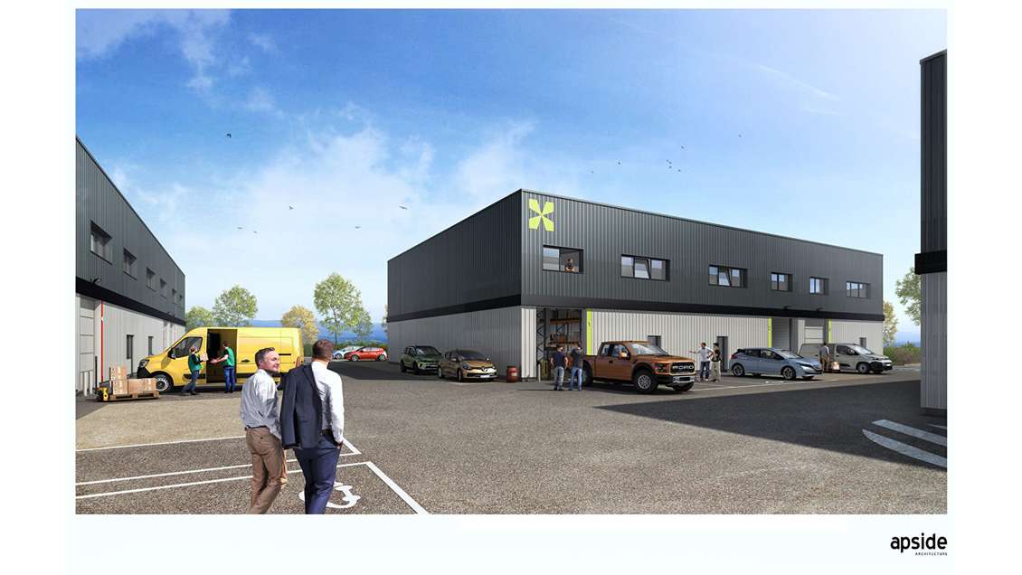 A louer local neuf proche grands axes Angers N/E