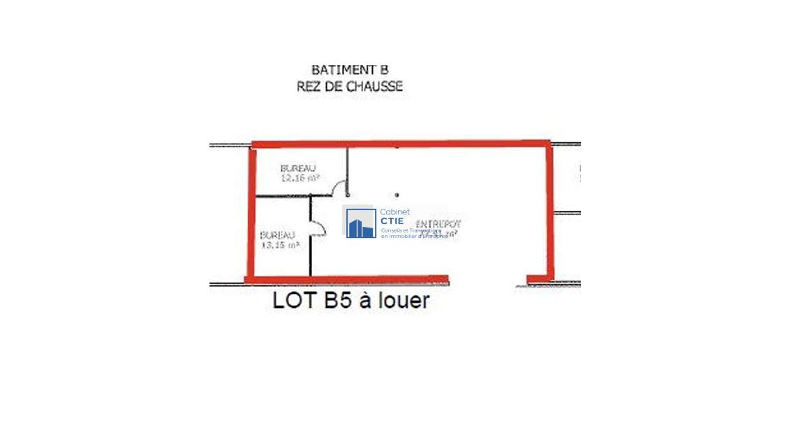 À louer local stokage 131 m² Angers