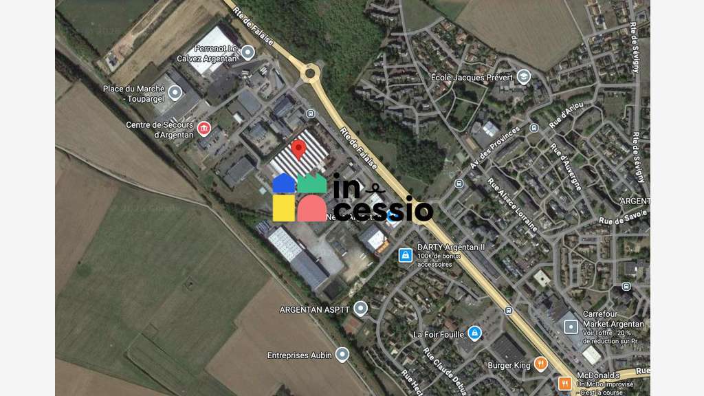 A louer site commercial logistique à Argentan