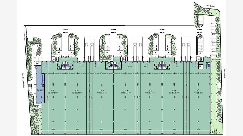 À louer locaux de 1088 à 1880m² à Argenteuil 