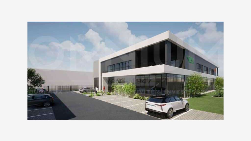 Location bâtiment 1881m² modulable à Arnas  