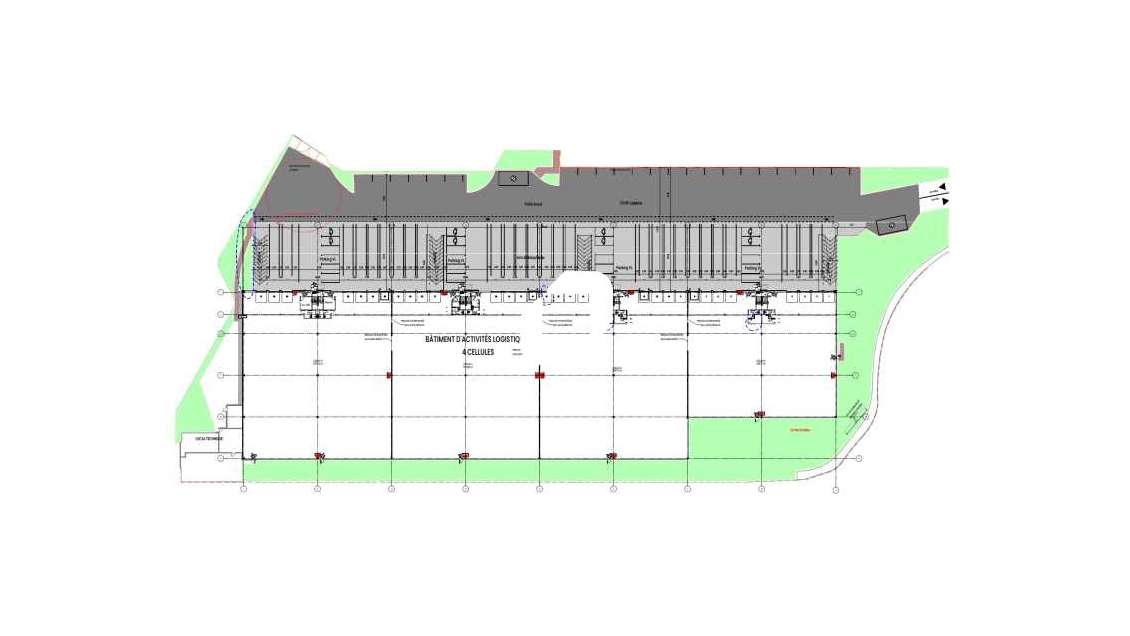 A louer Local d'activité 2018m² Aulnay sous bois