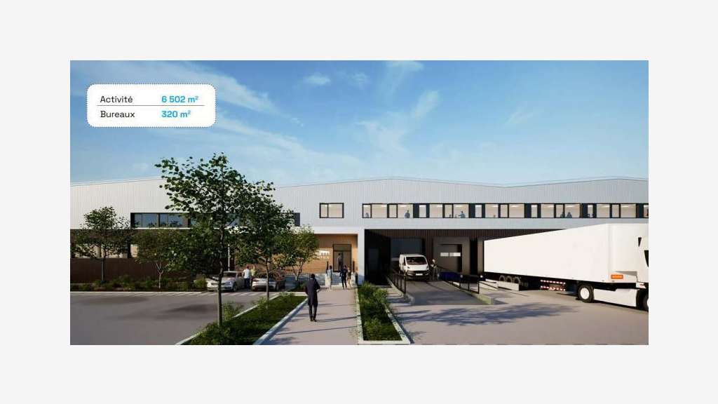 Loue entrepôt logistique 6 822m² Avignon Courtine