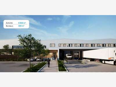 Loue entrepôt logistique 6 822m² Avignon Courtine