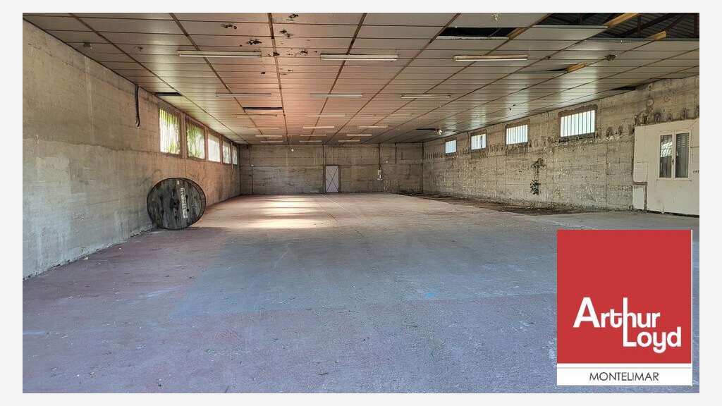 Entrepôt 543m² à louer à Baix proche Cruas-Meysse