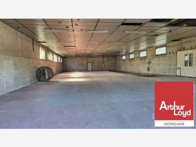Entrepôt 543m² à louer à Baix proche Cruas-Meysse