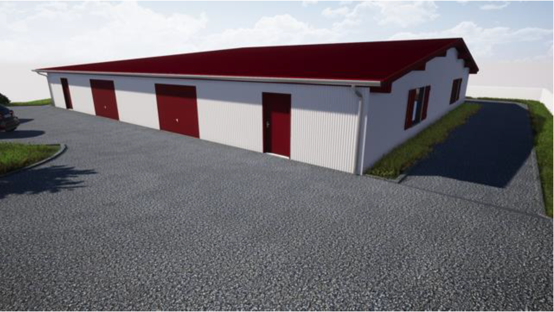 A louer locaux d'activités 480m² à Bardos