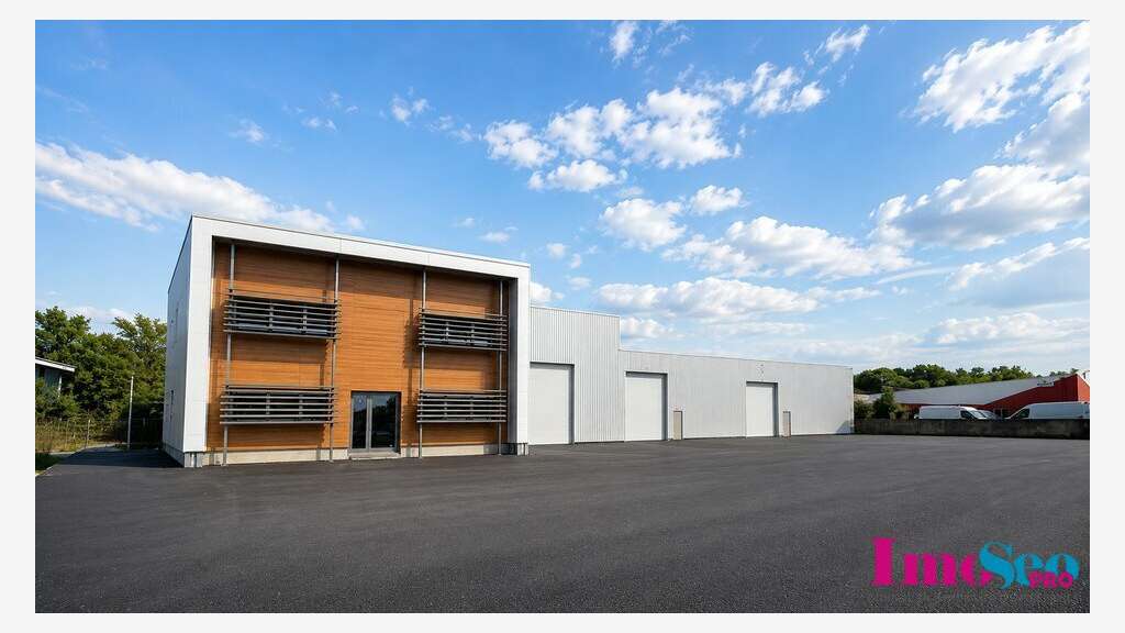 Entrepôt 1010m² à louer zone portuaire de Bassens
