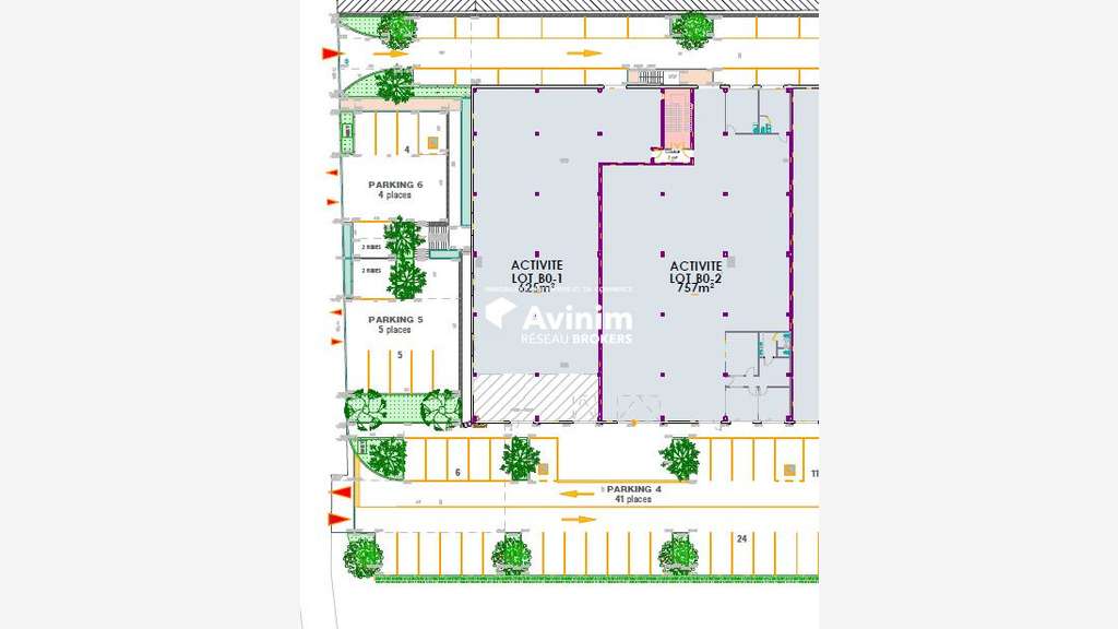 Local commercial / Professionnel 1382 m² divible