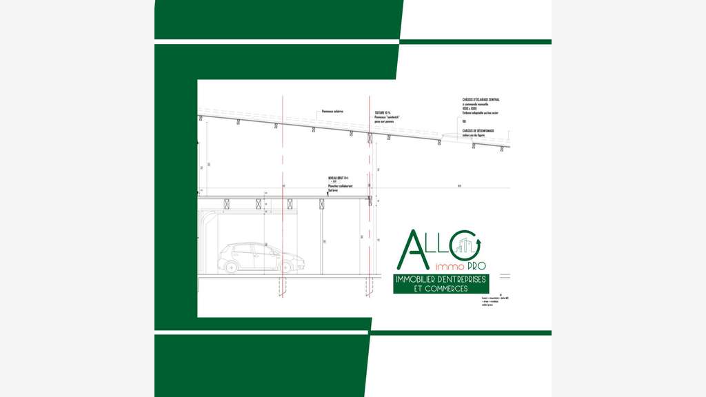 Local d'activité neuf de 200m² à louer à Bidart