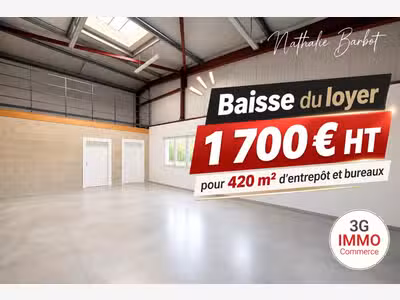 Loue local d'activité 320m² à Bignicourt-sur-Marne