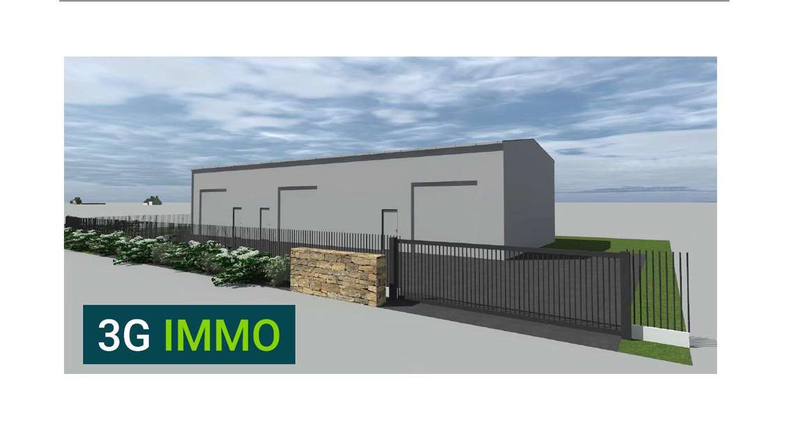 A louer box neuf 80m² Bourg-Blanc Zone Groas Vern