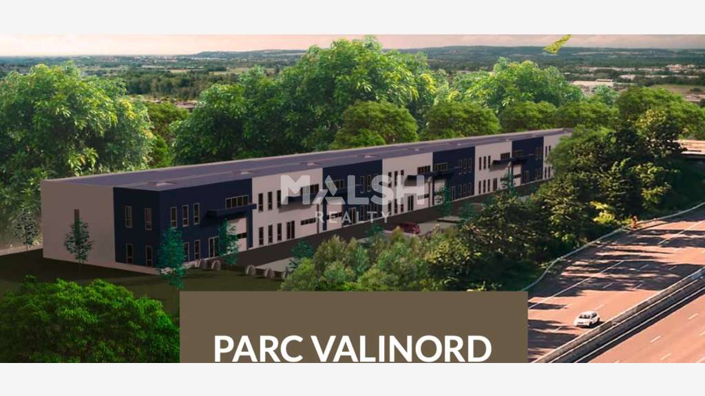 Locaux d'activités neufs 605m² à Bourgoin-Jallieu