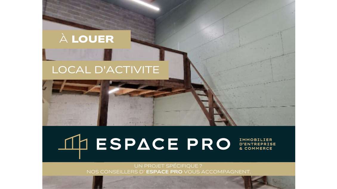 A louer local d'activités 90m² Sud Ouest de Caen