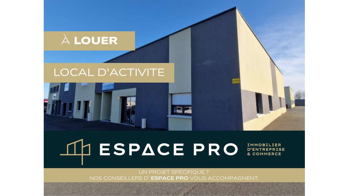Locaux d'activité 260m² à louer sur Caen