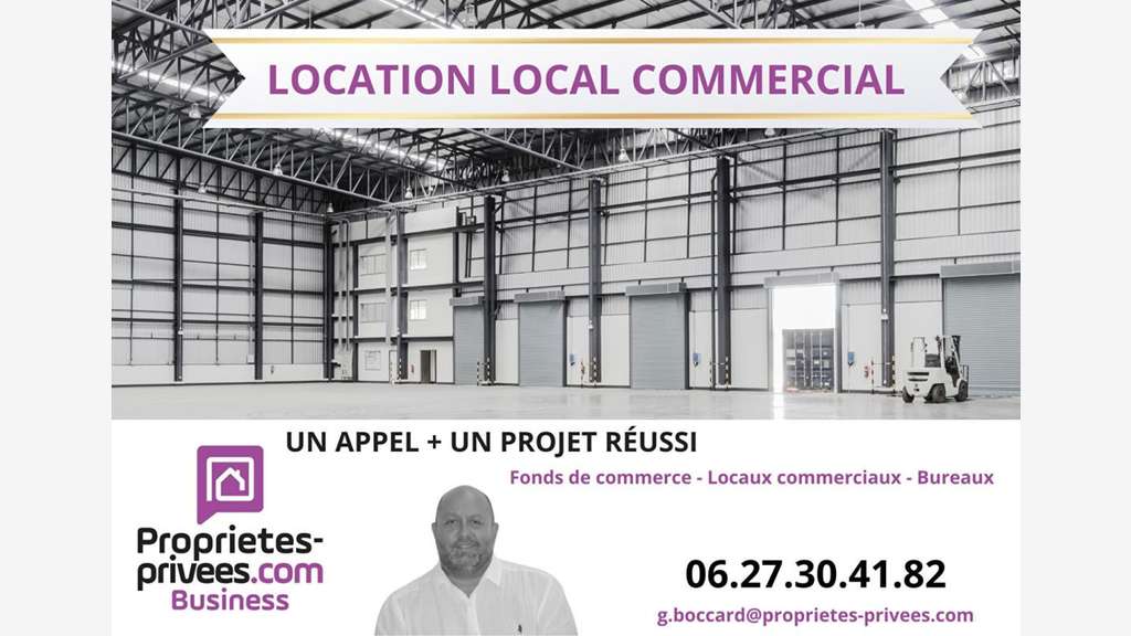 A louer local industriel 892m² à Caluire et Cuire