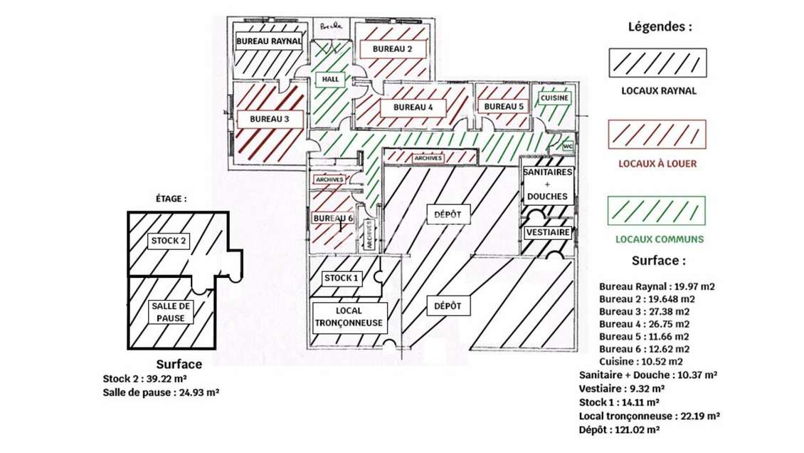 A louer local d'activité de 27m² à Carnac