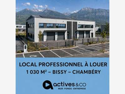 A louer local 1070m² neuf à Chambéry ZI de Bissy