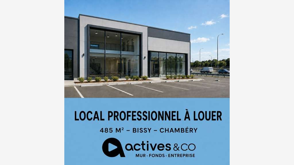 Local professionnel à louer ZA de Bissy à Chambéry