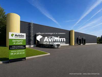A louer entrepôt logistique et bureaux à Chauray