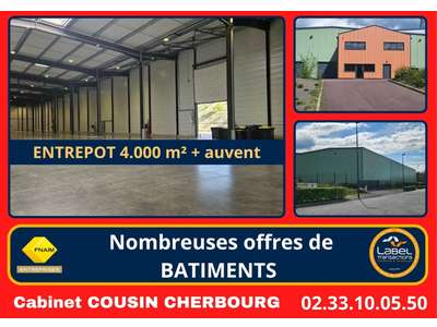 Location Locaux d'activités - Entrepôts à Cherbourg-en-Cotentin