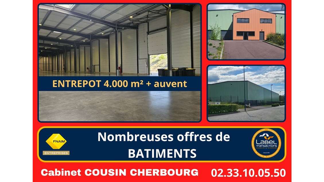 A louer entrepôt frigorifique 5236m² à Brix