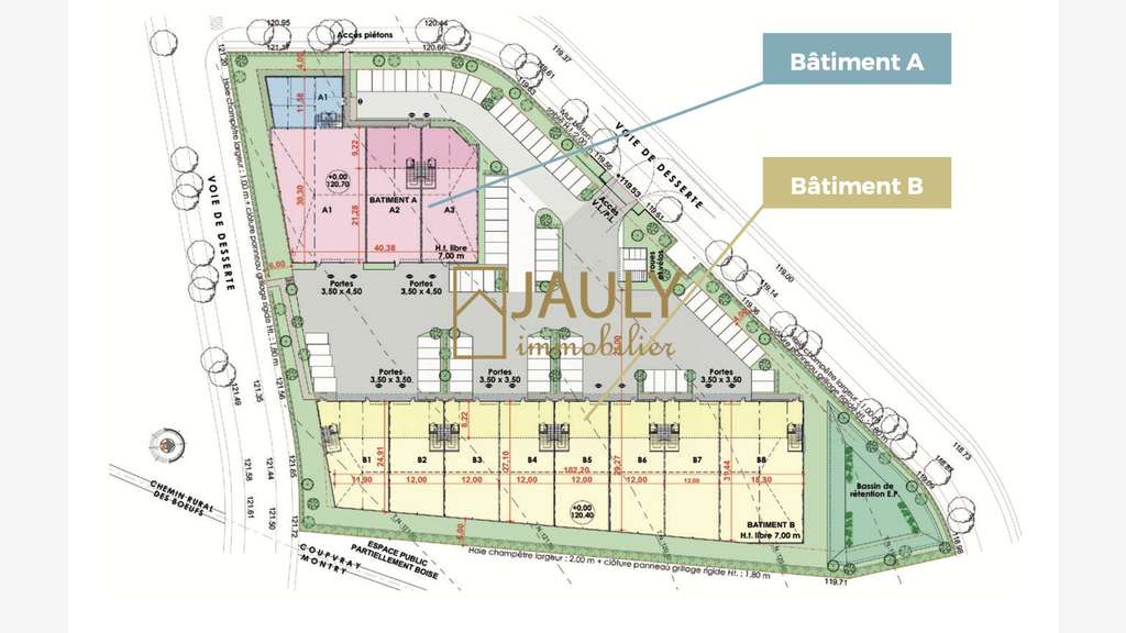 A louer entrepôt & bureaux 407m² Parc de Coupvray