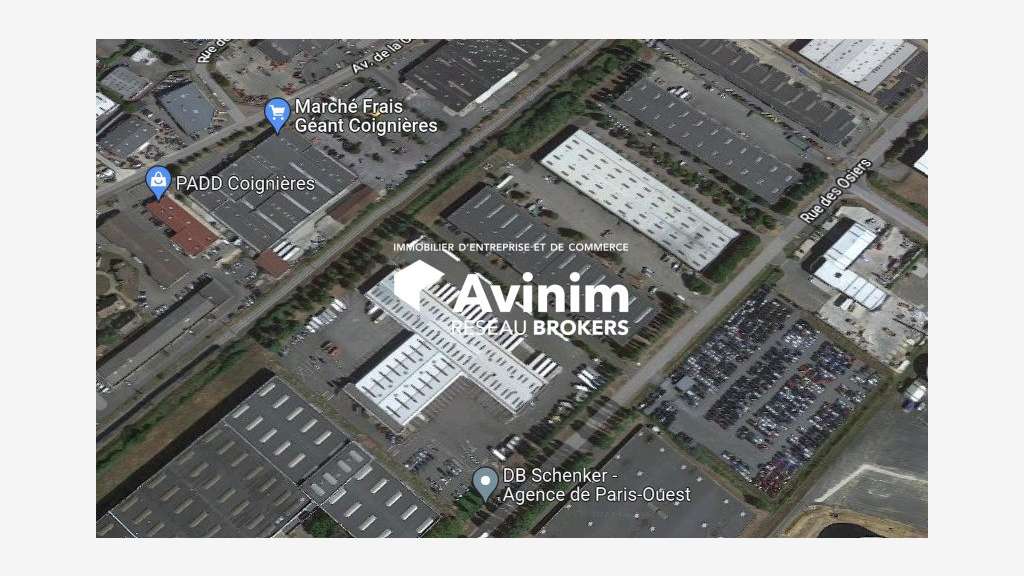 A louer local activité rénové 497m² ZI Les Marais