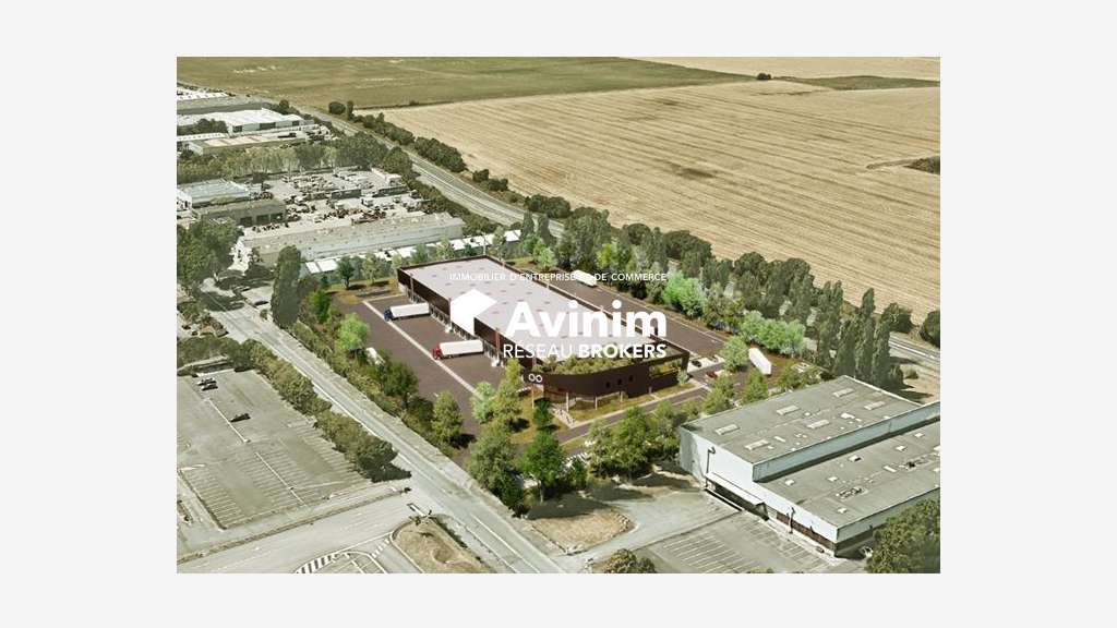 A louer bâtiment logistique 5618m² à Compans 