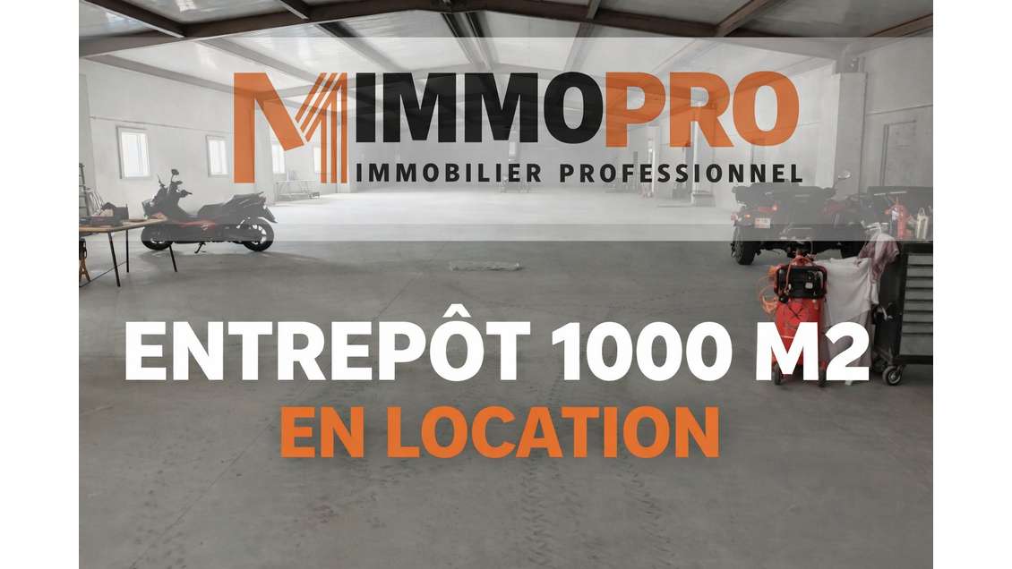 A louer entrepôt 1000m² accès poids lourds Contes
