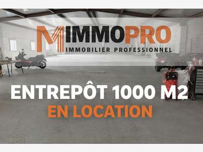 A louer entrepôt 1000m² accès poids lourds Contes